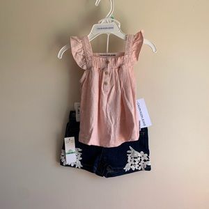 Calvin Klein Tank Embroidered Short Set NWT
